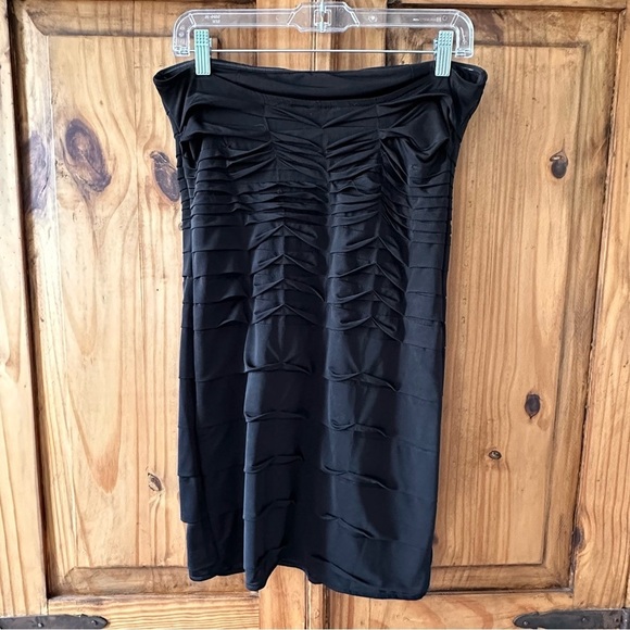 Paradise Black Strapless Bodycon Tube Dress - Size Large - Picture 10 of 15